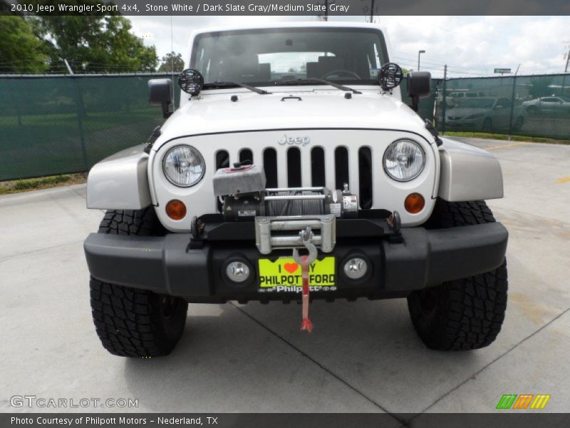 Stone White / Dark Slate Gray/Medium Slate Gray 2010 Jeep Wrangler Sport 4x4