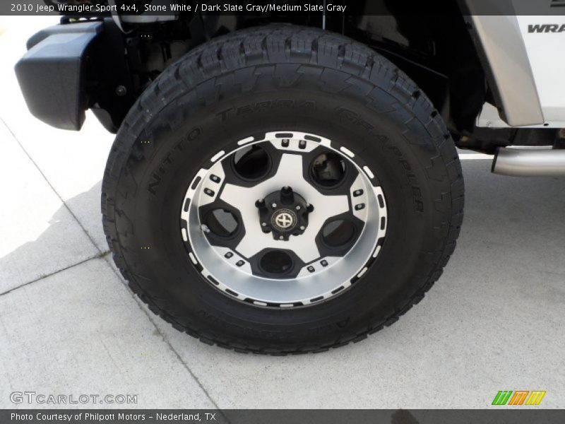 Stone White / Dark Slate Gray/Medium Slate Gray 2010 Jeep Wrangler Sport 4x4