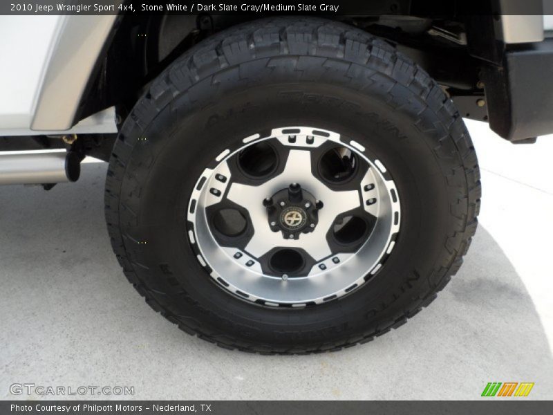 Stone White / Dark Slate Gray/Medium Slate Gray 2010 Jeep Wrangler Sport 4x4