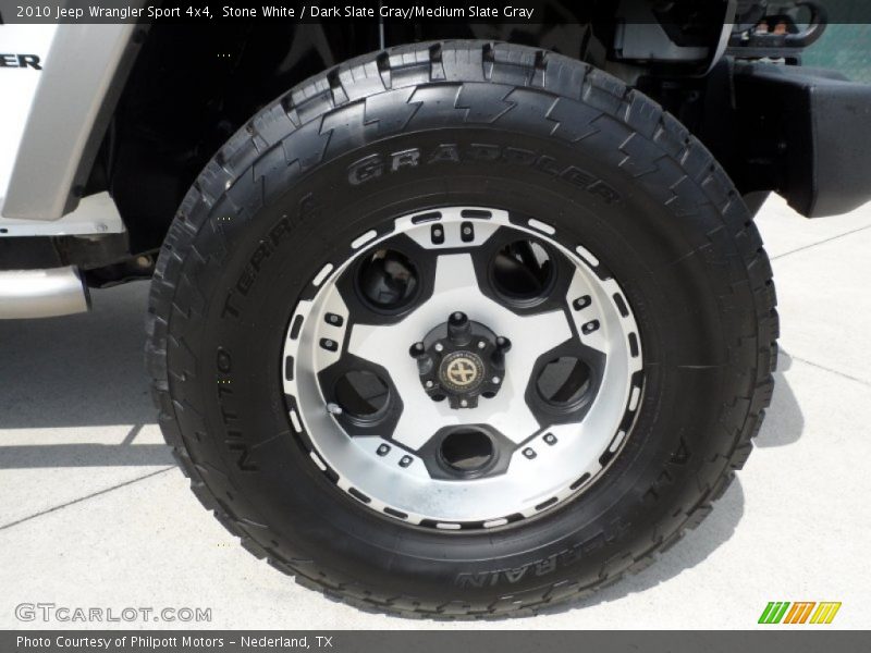 Stone White / Dark Slate Gray/Medium Slate Gray 2010 Jeep Wrangler Sport 4x4