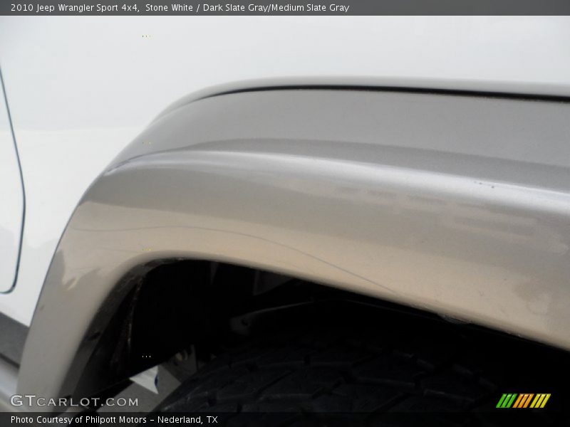 Stone White / Dark Slate Gray/Medium Slate Gray 2010 Jeep Wrangler Sport 4x4
