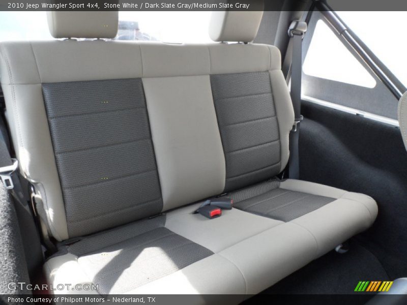 Stone White / Dark Slate Gray/Medium Slate Gray 2010 Jeep Wrangler Sport 4x4