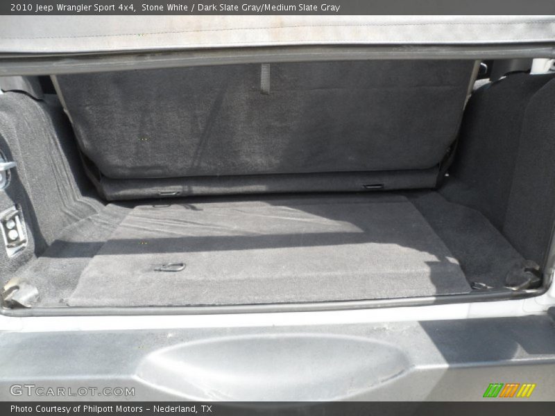 Stone White / Dark Slate Gray/Medium Slate Gray 2010 Jeep Wrangler Sport 4x4