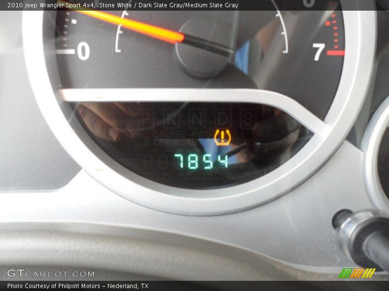 Stone White / Dark Slate Gray/Medium Slate Gray 2010 Jeep Wrangler Sport 4x4