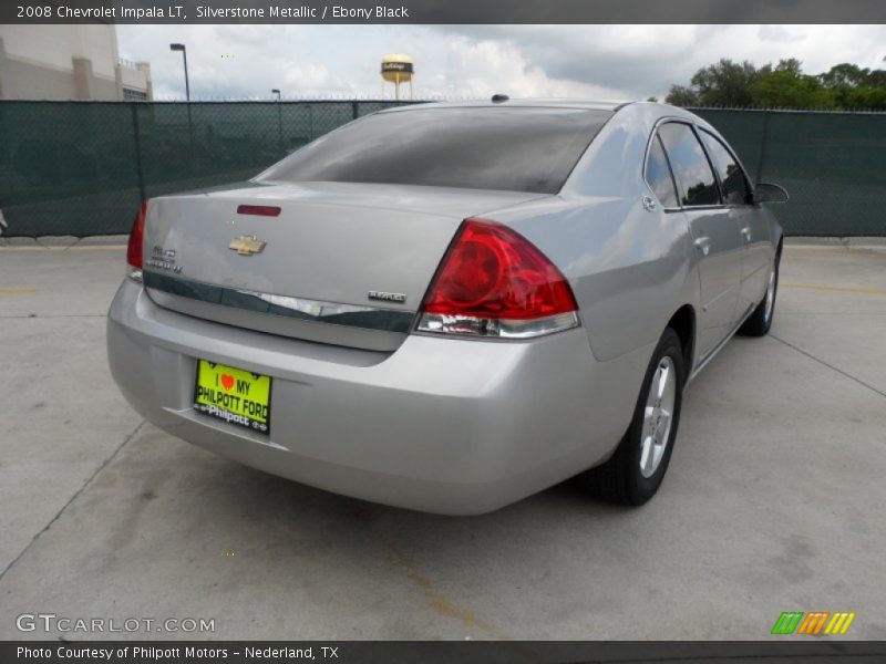 Silverstone Metallic / Ebony Black 2008 Chevrolet Impala LT