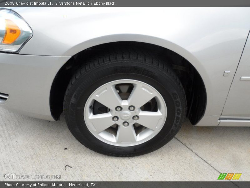 Silverstone Metallic / Ebony Black 2008 Chevrolet Impala LT