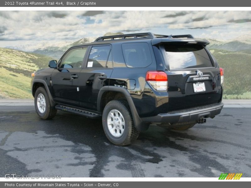 Black / Graphite 2012 Toyota 4Runner Trail 4x4