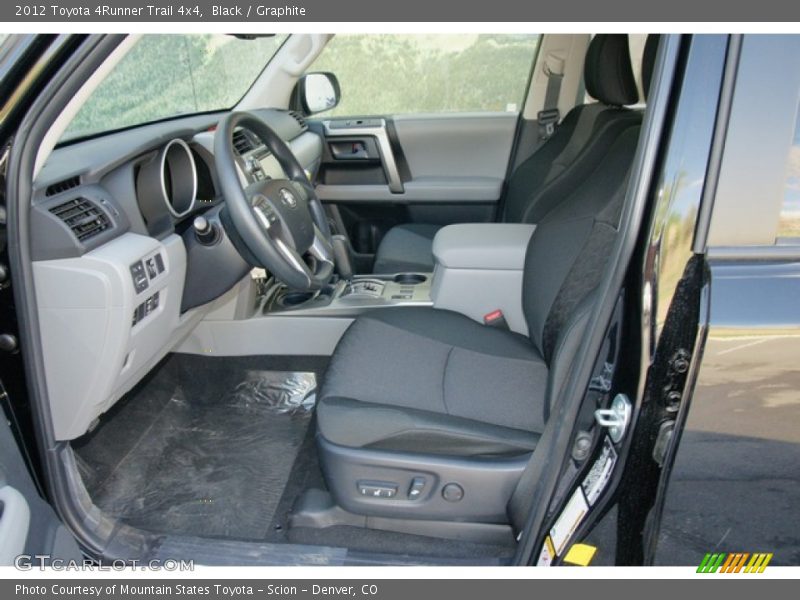 Black / Graphite 2012 Toyota 4Runner Trail 4x4