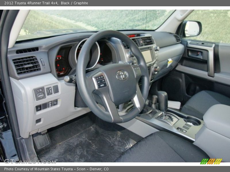 Black / Graphite 2012 Toyota 4Runner Trail 4x4
