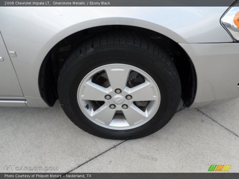 Silverstone Metallic / Ebony Black 2008 Chevrolet Impala LT
