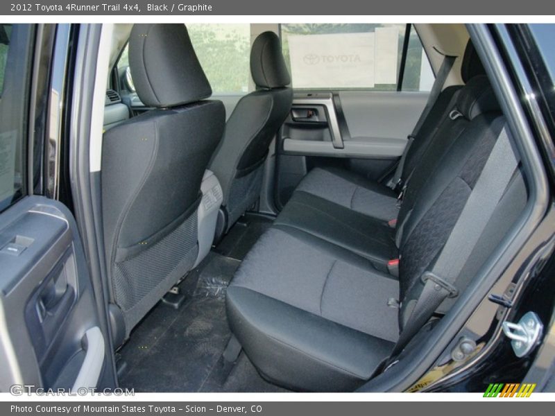 Black / Graphite 2012 Toyota 4Runner Trail 4x4