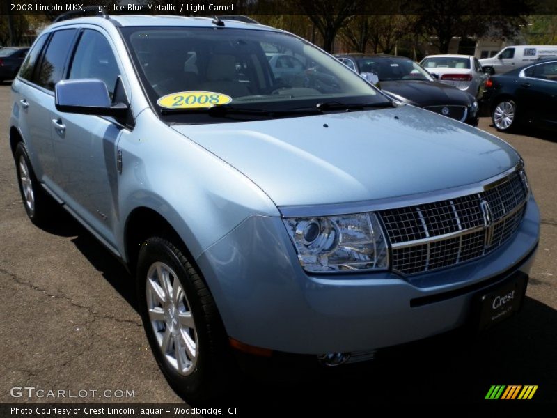 Light Ice Blue Metallic / Light Camel 2008 Lincoln MKX