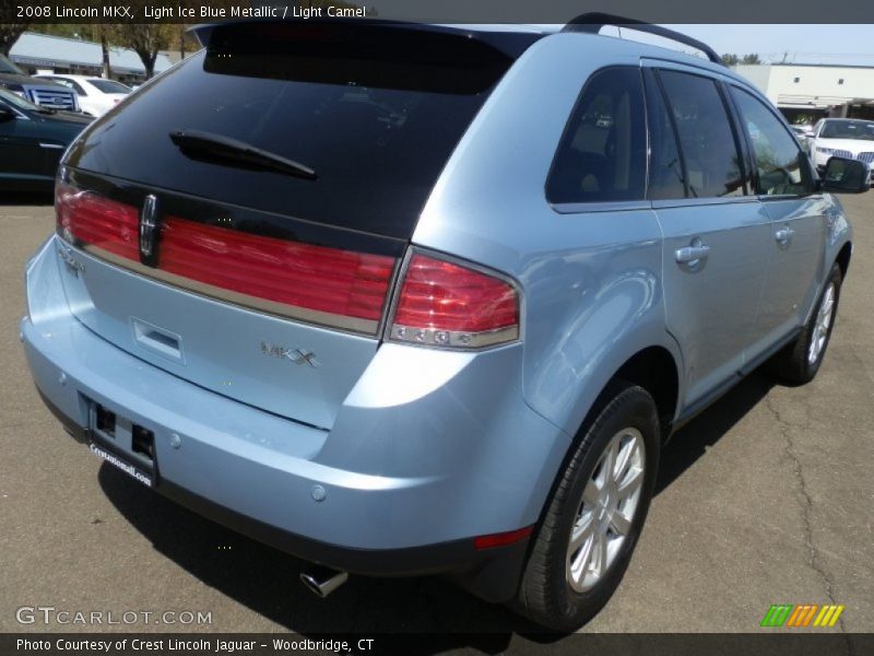 Light Ice Blue Metallic / Light Camel 2008 Lincoln MKX