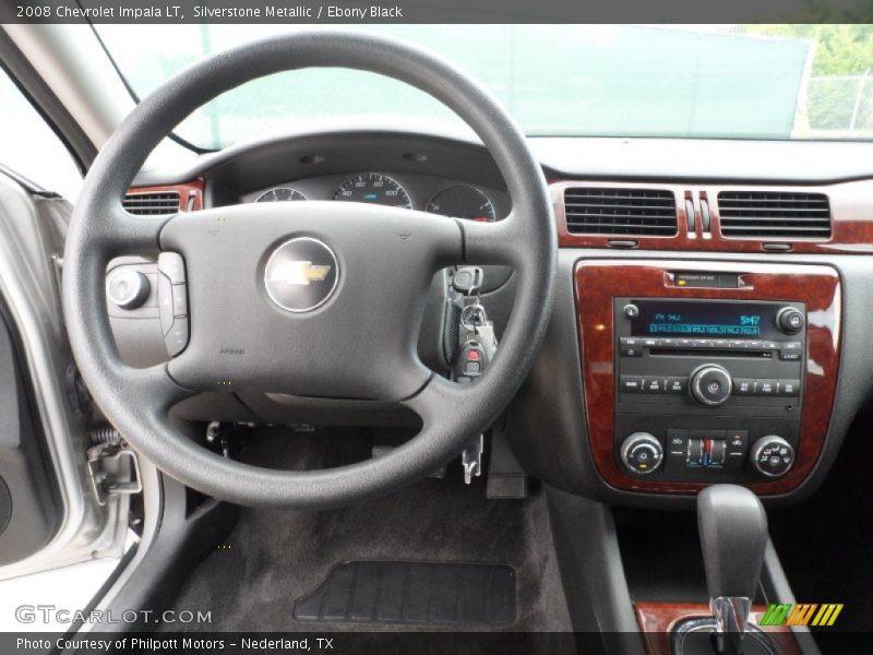 Silverstone Metallic / Ebony Black 2008 Chevrolet Impala LT