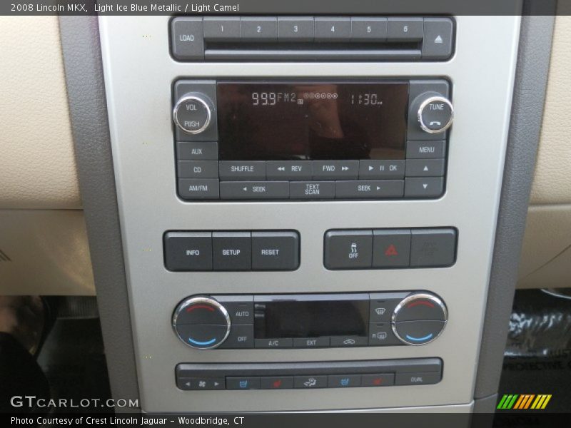 Light Ice Blue Metallic / Light Camel 2008 Lincoln MKX