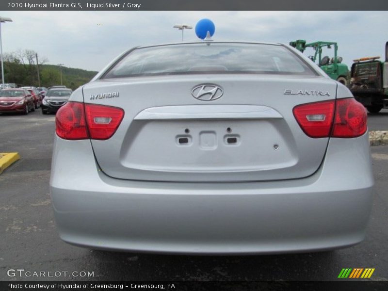 Liquid Silver / Gray 2010 Hyundai Elantra GLS