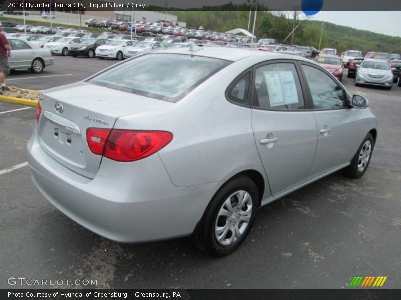 Liquid Silver / Gray 2010 Hyundai Elantra GLS