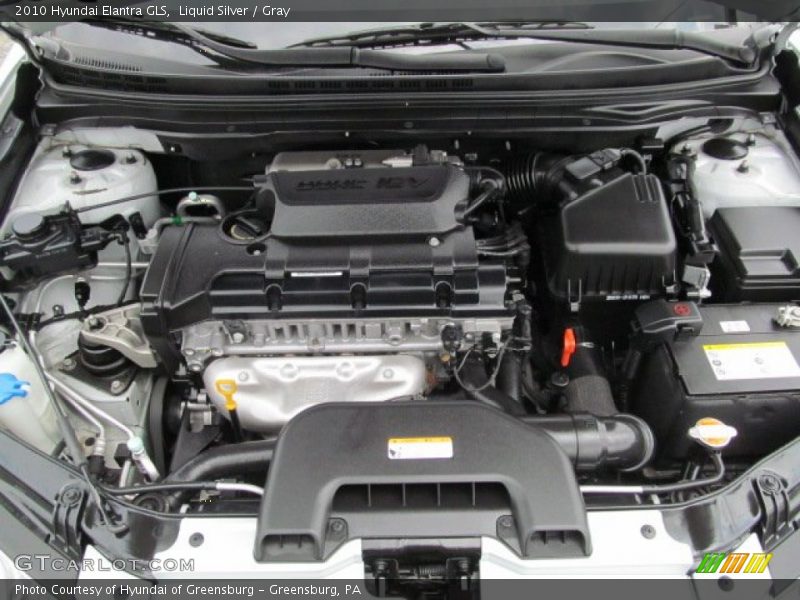 Liquid Silver / Gray 2010 Hyundai Elantra GLS