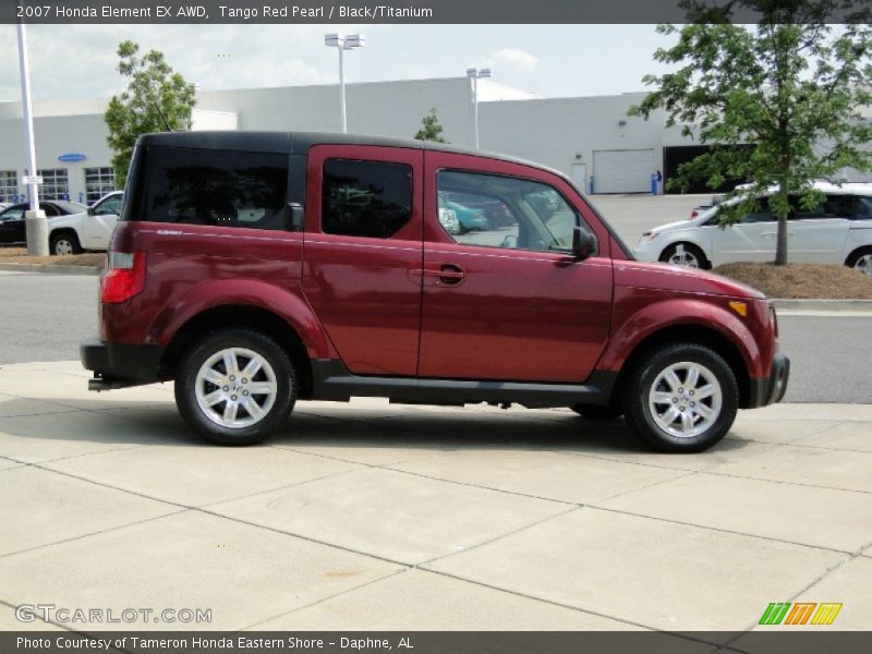 Tango Red Pearl / Black/Titanium 2007 Honda Element EX AWD