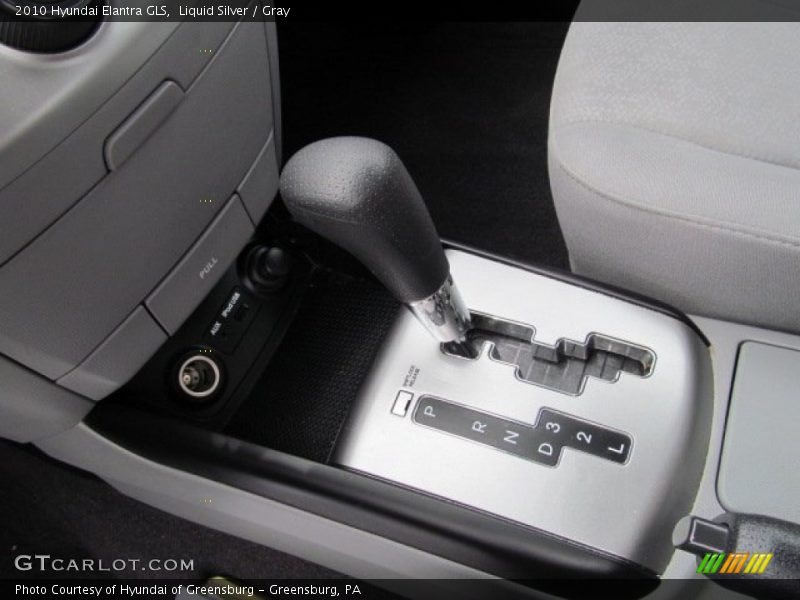 Liquid Silver / Gray 2010 Hyundai Elantra GLS