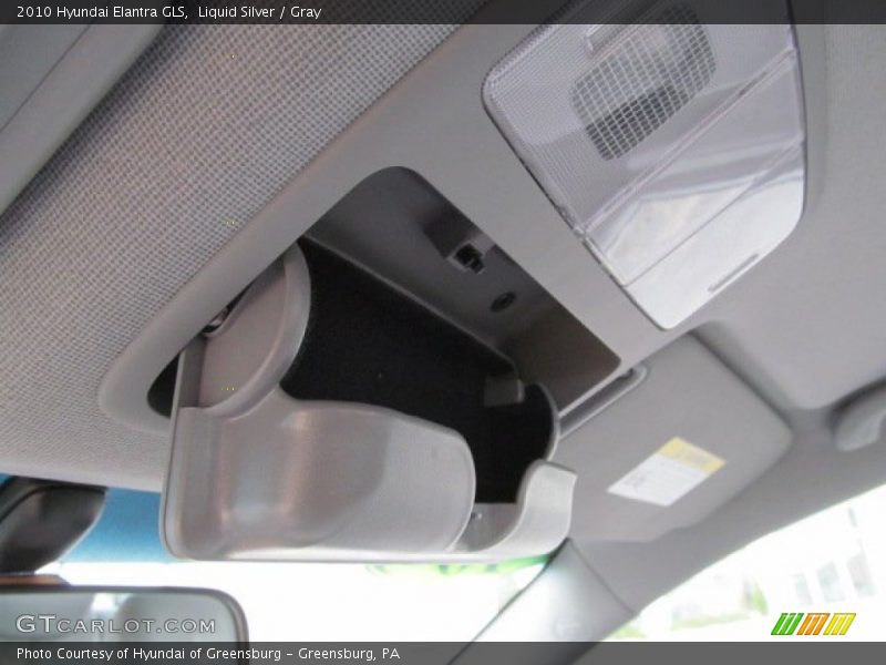 Liquid Silver / Gray 2010 Hyundai Elantra GLS