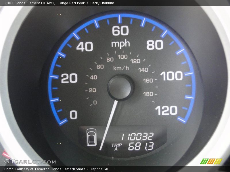 Tango Red Pearl / Black/Titanium 2007 Honda Element EX AWD