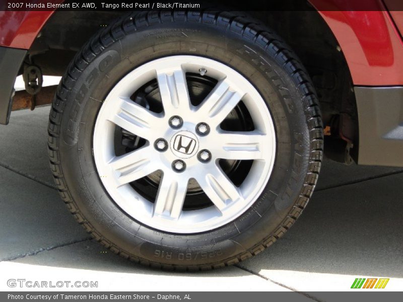 Tango Red Pearl / Black/Titanium 2007 Honda Element EX AWD