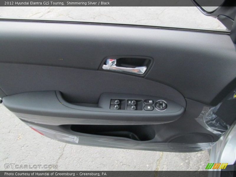 Shimmering Silver / Black 2012 Hyundai Elantra GLS Touring