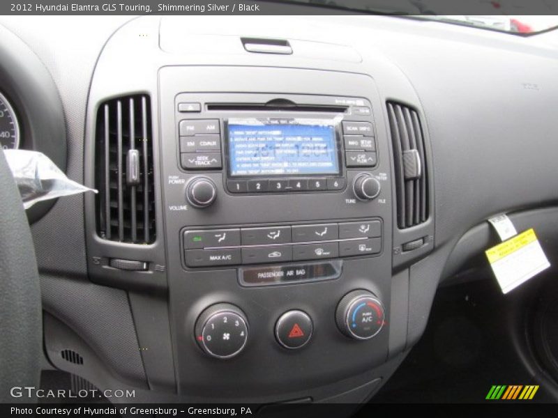 Shimmering Silver / Black 2012 Hyundai Elantra GLS Touring