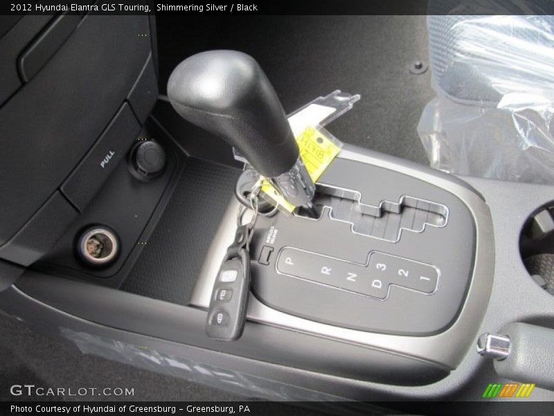Shimmering Silver / Black 2012 Hyundai Elantra GLS Touring