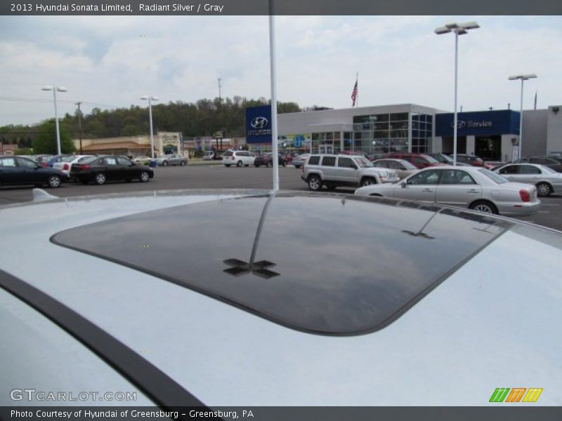 Radiant Silver / Gray 2013 Hyundai Sonata Limited