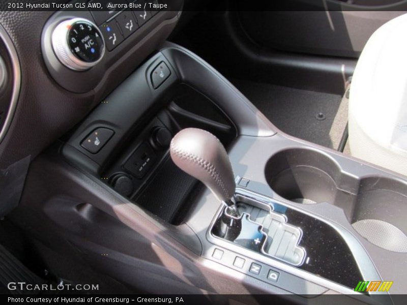 Aurora Blue / Taupe 2012 Hyundai Tucson GLS AWD