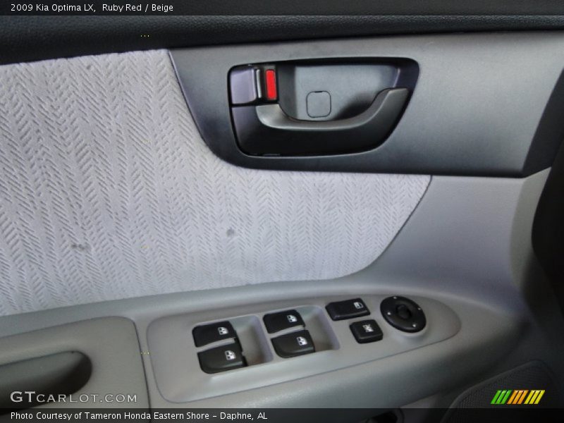 Ruby Red / Beige 2009 Kia Optima LX