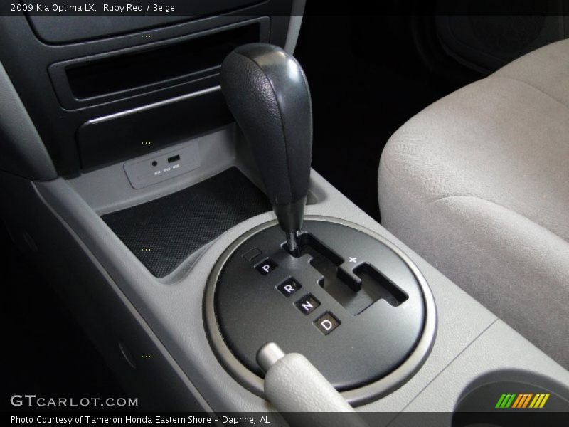 Ruby Red / Beige 2009 Kia Optima LX