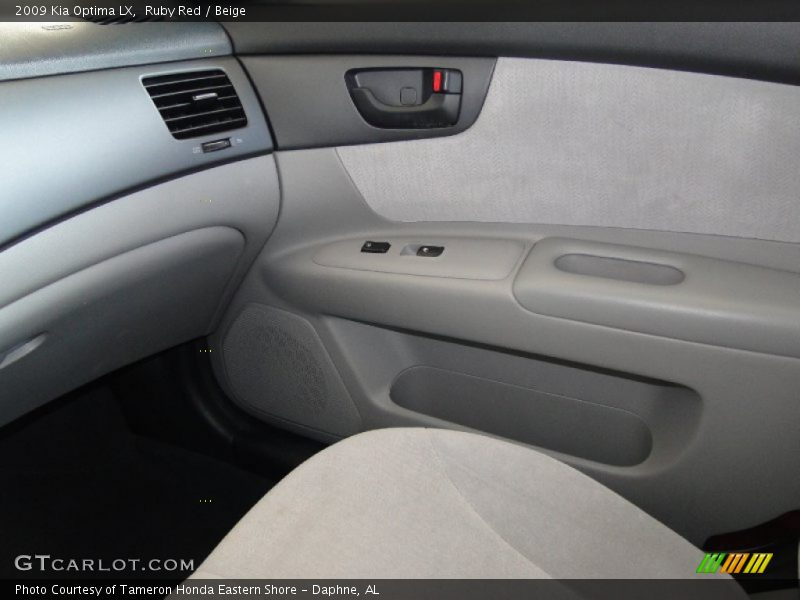 Ruby Red / Beige 2009 Kia Optima LX