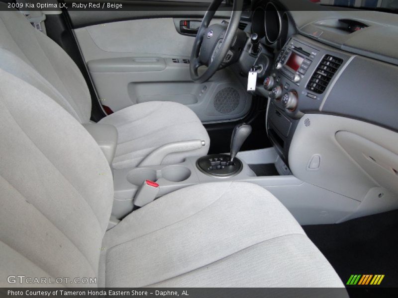 Ruby Red / Beige 2009 Kia Optima LX
