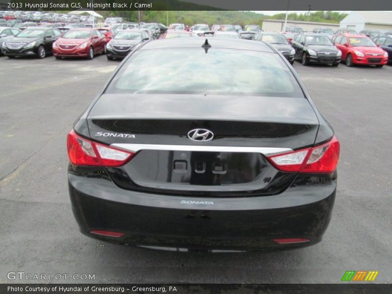 Midnight Black / Camel 2013 Hyundai Sonata GLS