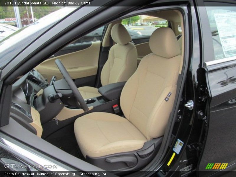 Midnight Black / Camel 2013 Hyundai Sonata GLS