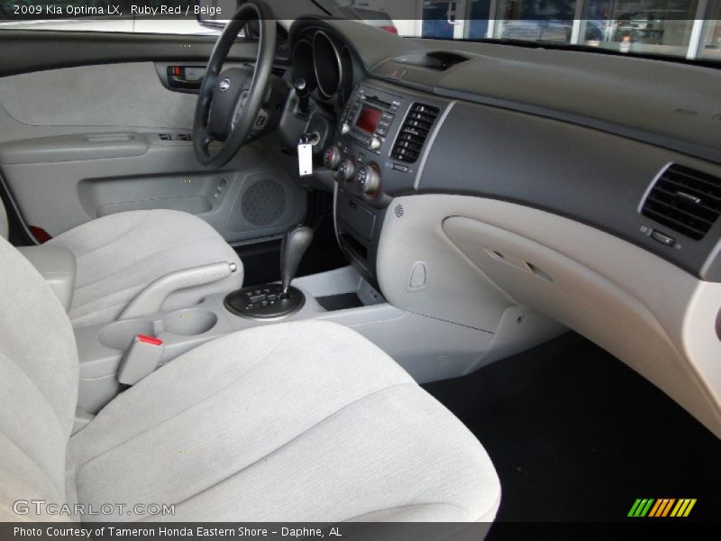 Ruby Red / Beige 2009 Kia Optima LX