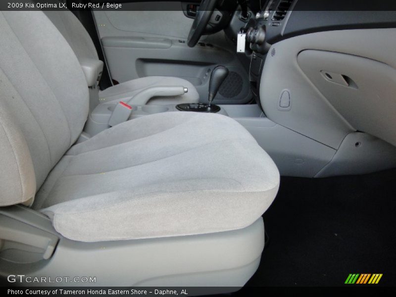 Ruby Red / Beige 2009 Kia Optima LX