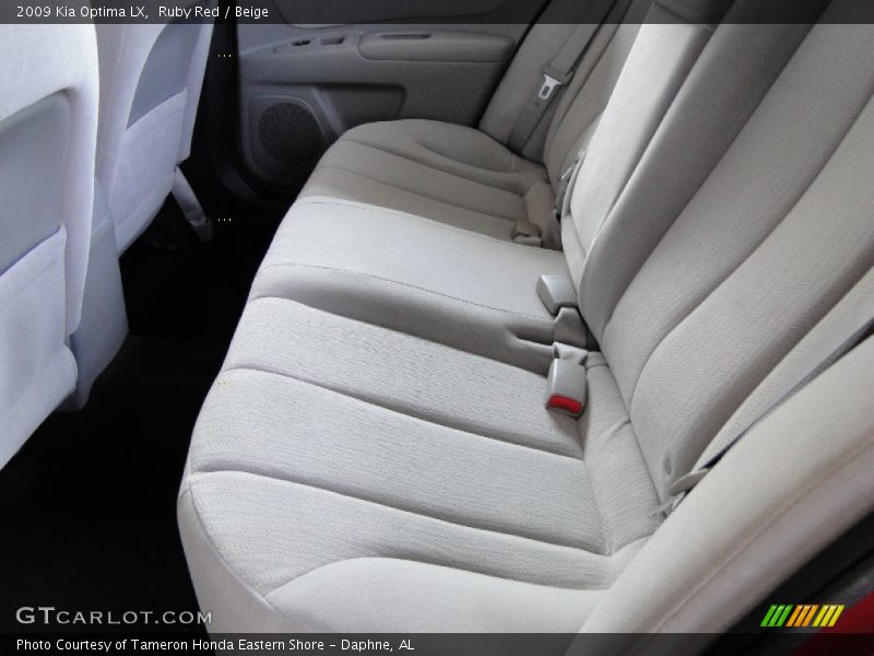 Ruby Red / Beige 2009 Kia Optima LX