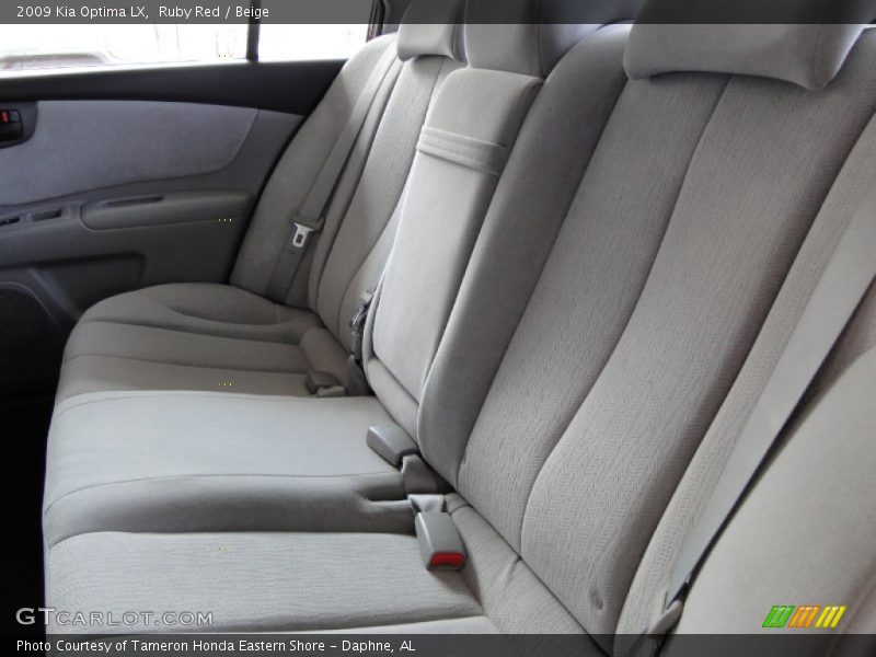 Ruby Red / Beige 2009 Kia Optima LX