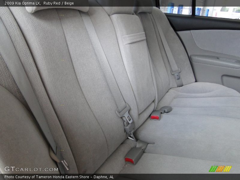 Ruby Red / Beige 2009 Kia Optima LX