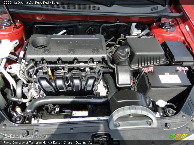 Ruby Red / Beige 2009 Kia Optima LX