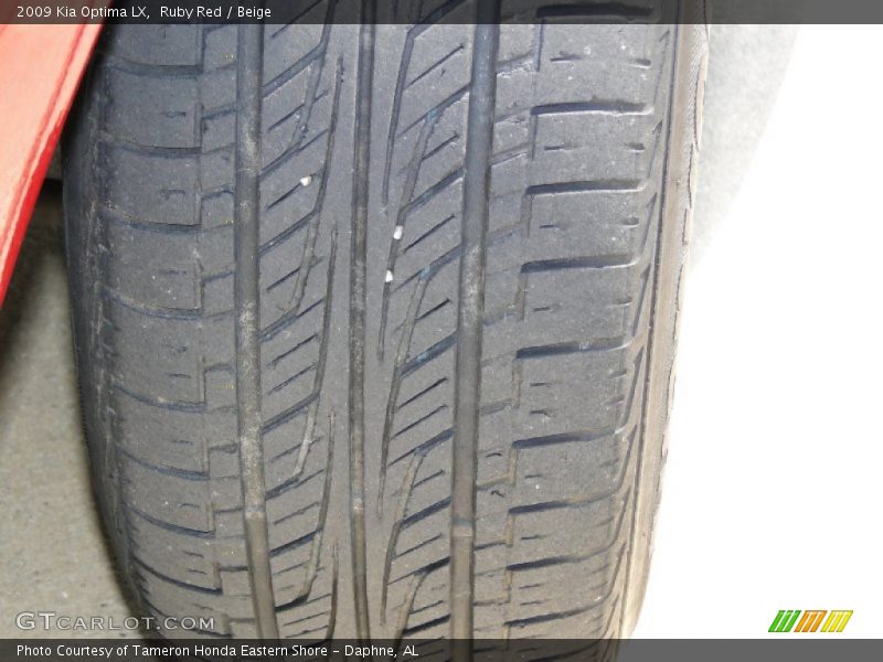 Ruby Red / Beige 2009 Kia Optima LX