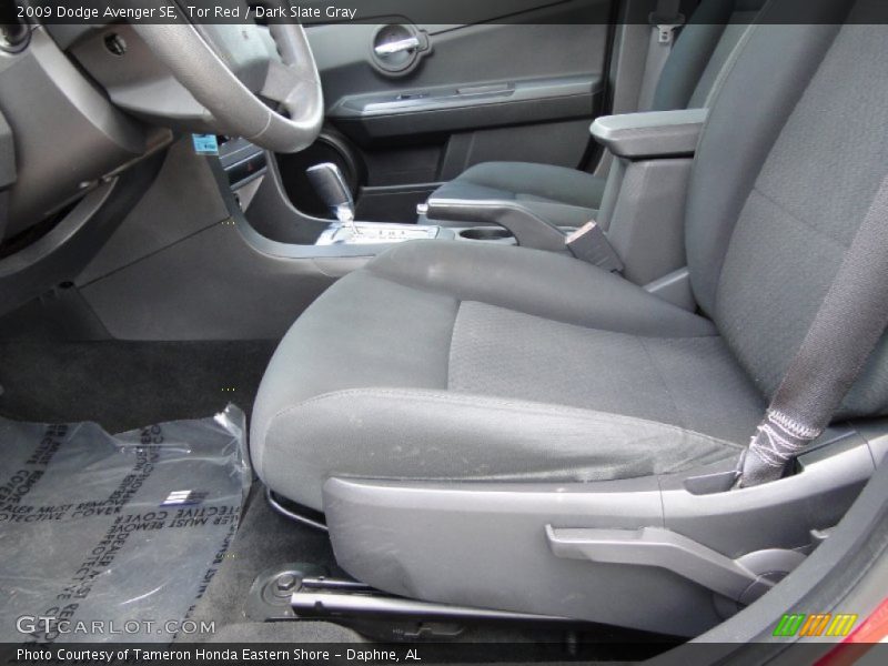 Tor Red / Dark Slate Gray 2009 Dodge Avenger SE