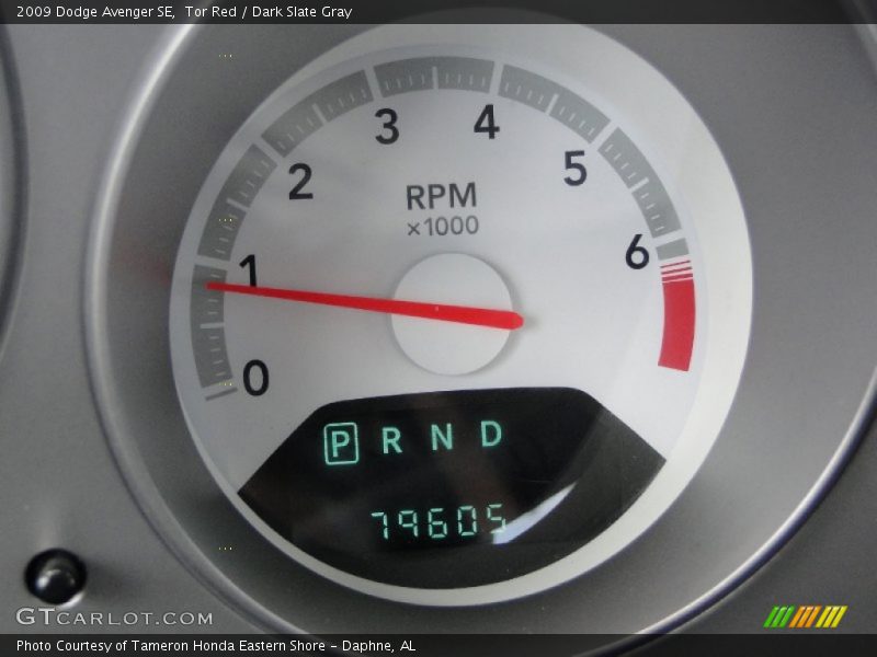 Tor Red / Dark Slate Gray 2009 Dodge Avenger SE