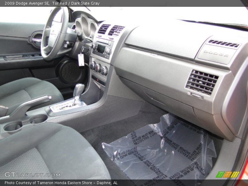 Tor Red / Dark Slate Gray 2009 Dodge Avenger SE