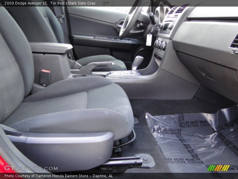 Tor Red / Dark Slate Gray 2009 Dodge Avenger SE