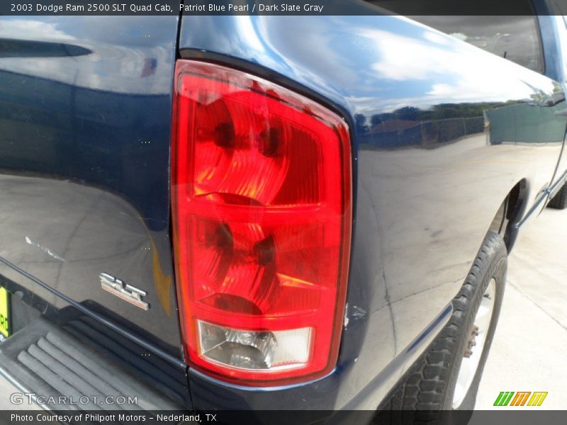 Patriot Blue Pearl / Dark Slate Gray 2003 Dodge Ram 2500 SLT Quad Cab